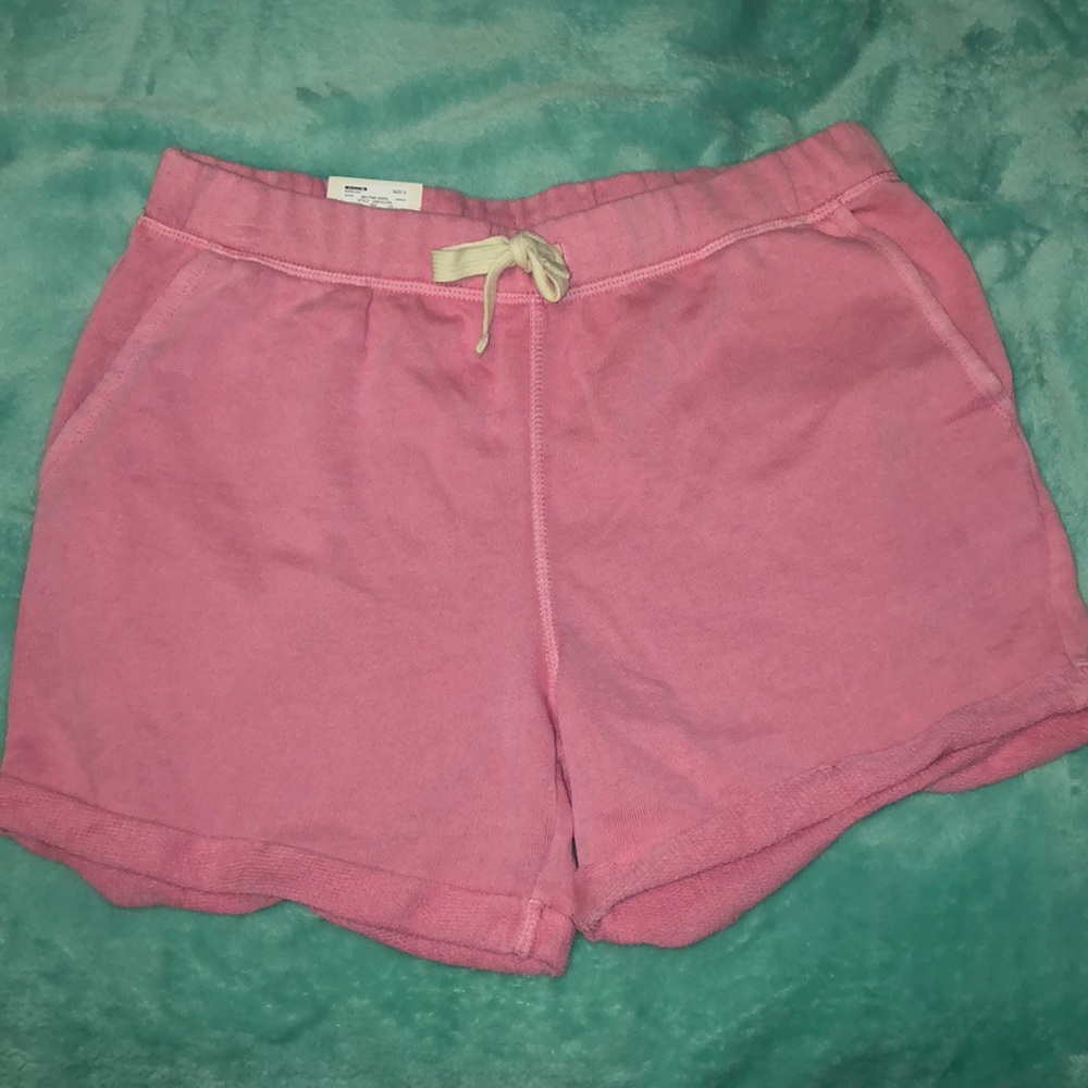 So pink lounge shorts